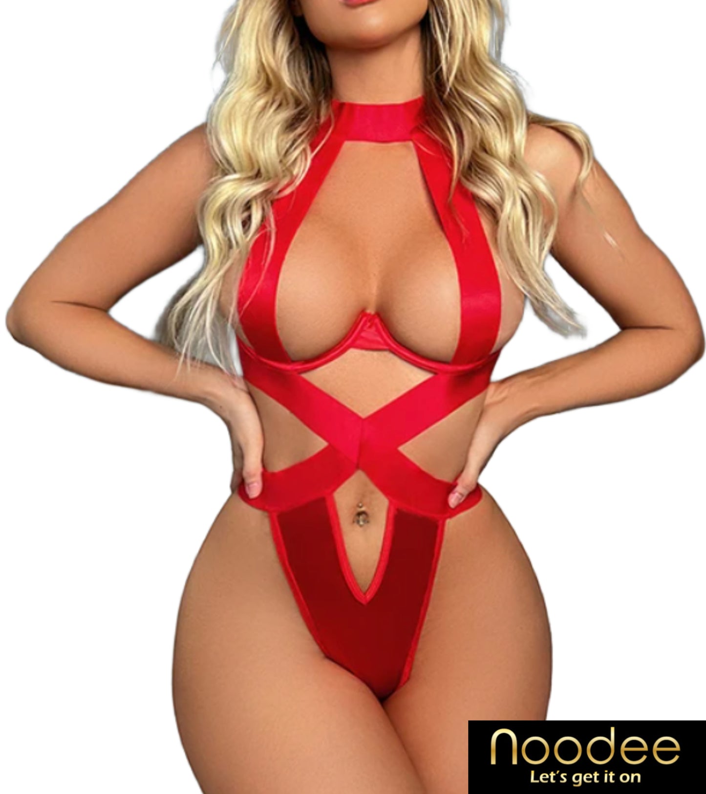 The Bandage Bodysuit: Sexy Halter Neck Lingerie