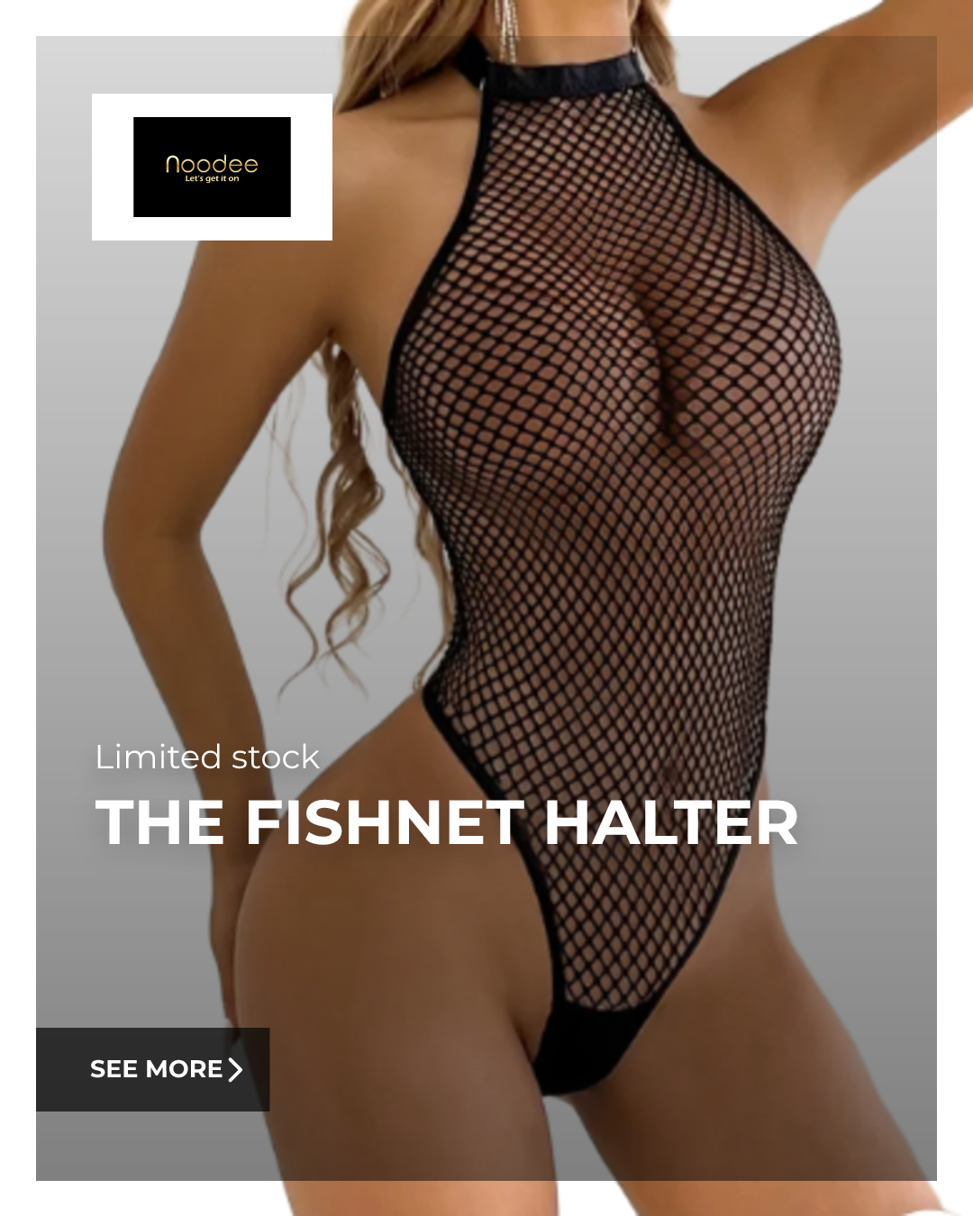 The Fishnet Halter Bodysuit