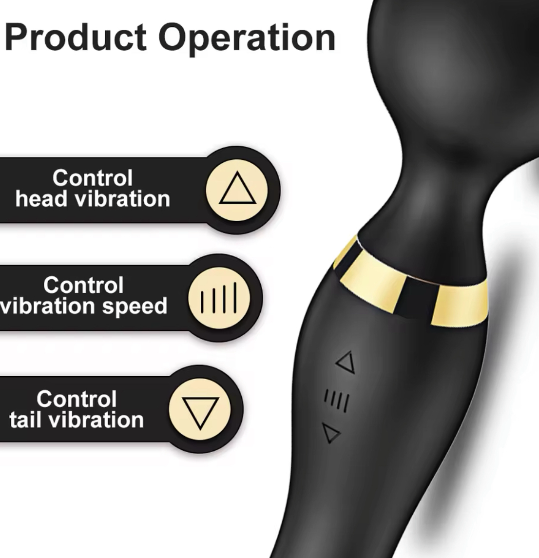 Dual-End Rechargeable Personal Massager