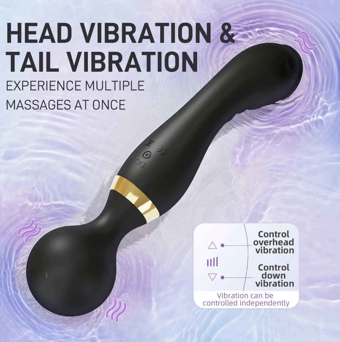 Dual-End Rechargeable Personal Massager